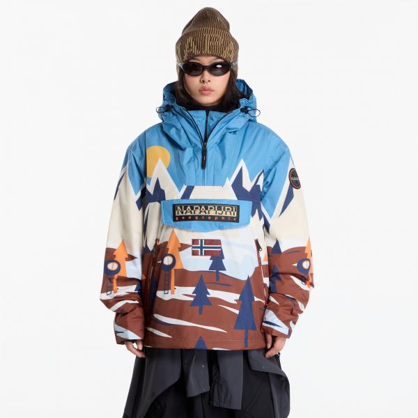 Bunda Napapijri Rainforest Next Anorak Jacket Multicolour L
