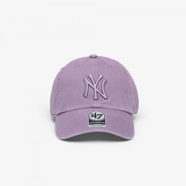 Kšiltovka '47 Brand MLB Clean Up New York Yankees Cap Pale Purple Universal