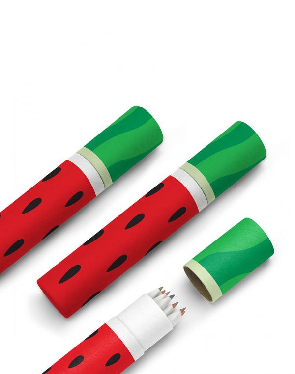 Just Mustard Froot Pencils - Watermelon