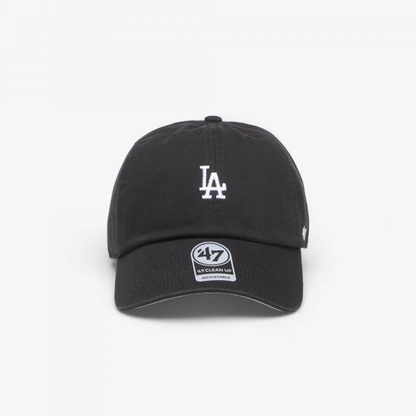 Kšiltovka '47 Brand MLB Clean Up Base Runner Los Angeles Dodgers Cap Black Universal