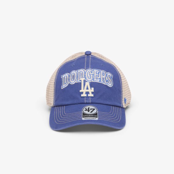 Kšiltovka '47 Brand MLB Clean Up Tuscaloosa Los Angeles Dodgers Cap Blue/ Beige Universal