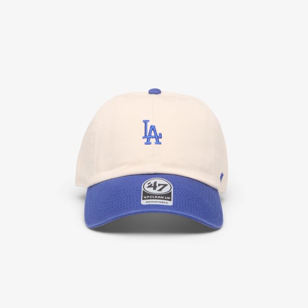 Kšiltovka '47 Brand MLB Clean Up Base Runner Los Angeles Dodgers Cap Natural Universal