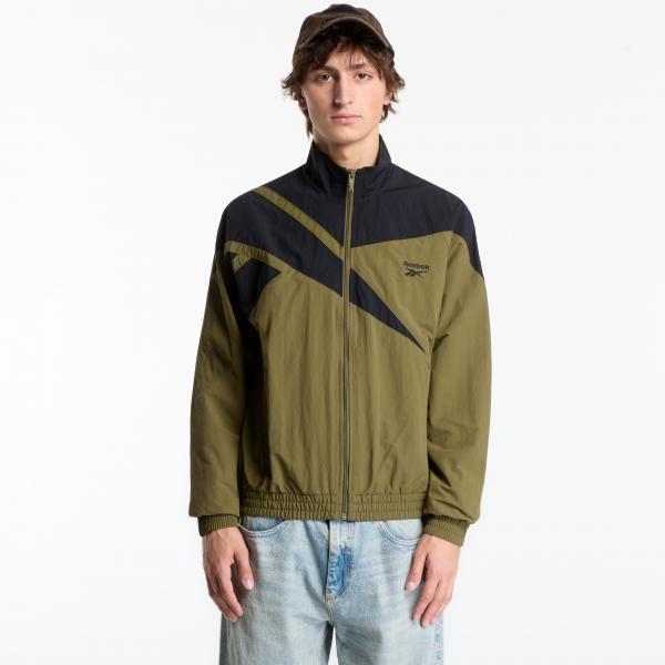 Bunda Reebok Vector Track Top Olive Stone/ Black L