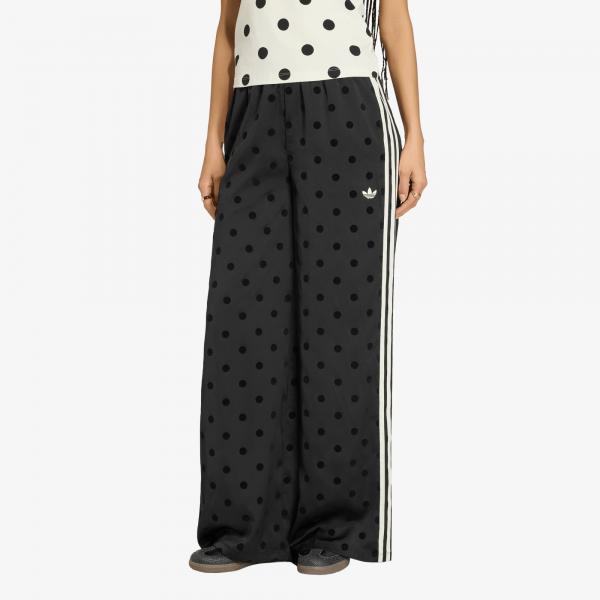 Kalhoty adidas Satin Polka Dots Wide Leg Pant Black XS