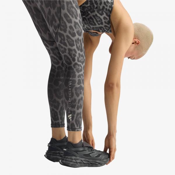 Legíny adidas by Stella McCartney Training 7/8 Leggings Printed Dove Grey/ Carbon L