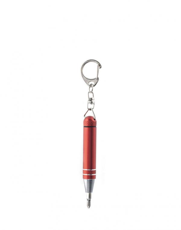 Nářadí Kikkerland Mini Screwdriver Keychain červená
