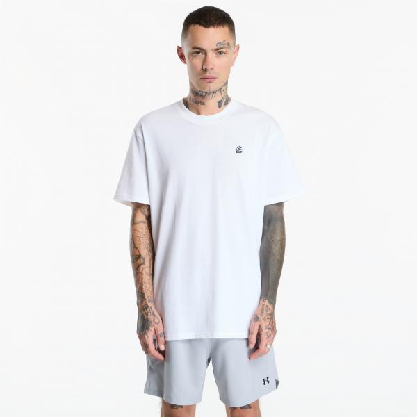 Tričko Under Armour Curry LC Logo Tee White L