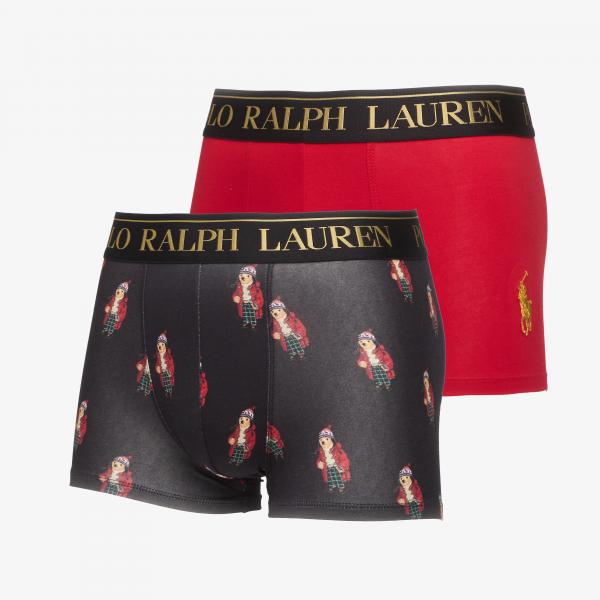 Trenky Ralph Lauren Polo Trunk Gb 2-Pack Black S