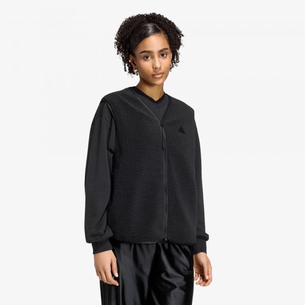 Vesta adidas City Tech High Pile Fleece Vest Black M