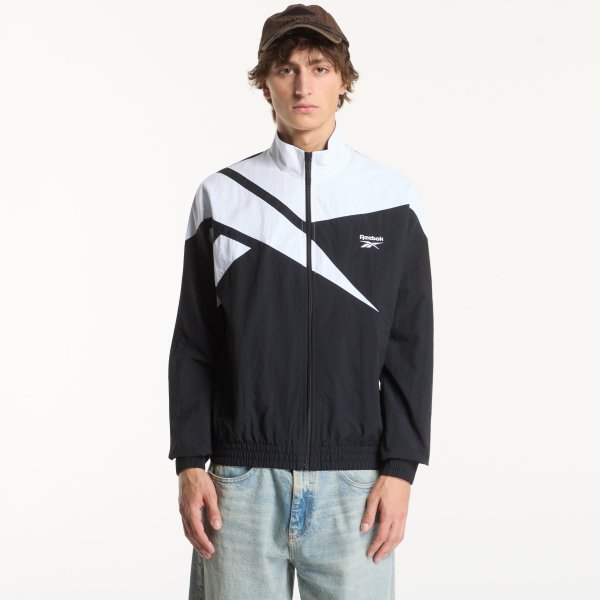 Bunda Reebok Vector Track Top Black/ White XL