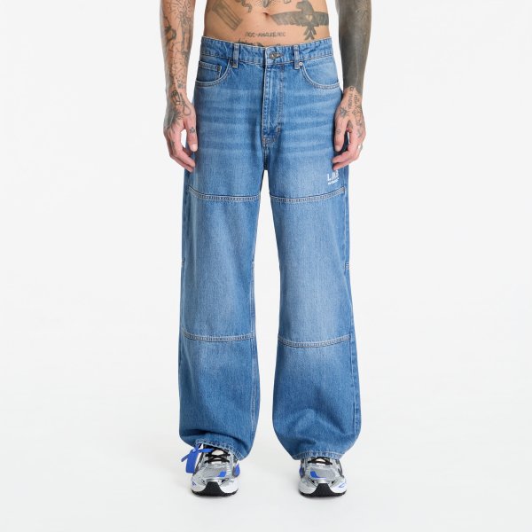 Džíny L/AB c/o Off-White™ Diag Carpenter Jeans Steel Indigo 34