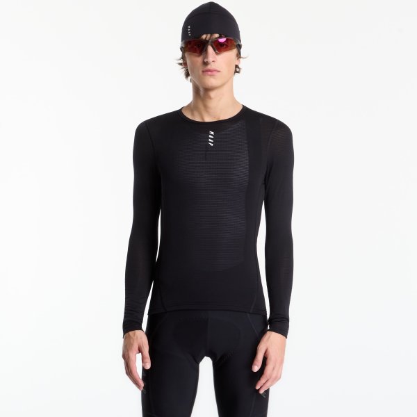 Tričko MAAP TEAM Thermal LS Base Black XL
