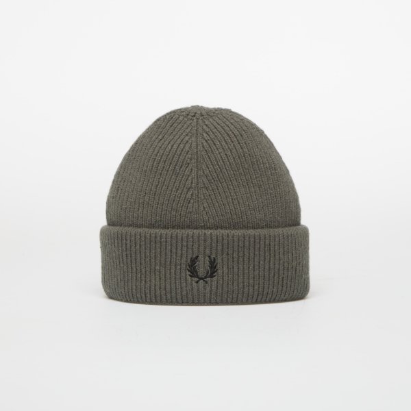 Čepice FRED PERRY Classic Wool Beanie Lrl Wrth Green Universal