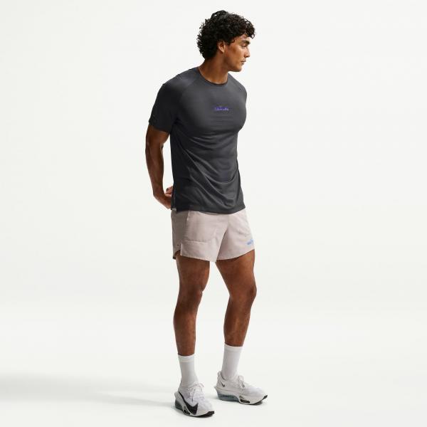 Tričko Nike Stride Men's Dri-FIT ADV Short-Sleeve Running Top Anthracite XS