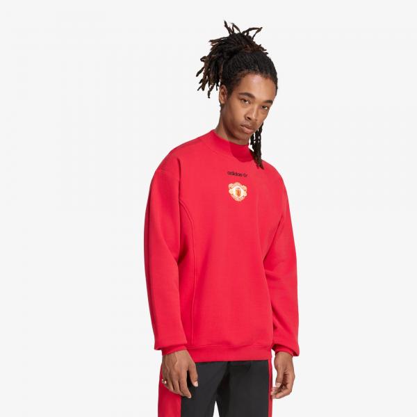 Mikina adidas Manchester United EQT Sweatshirt Mufc Red L