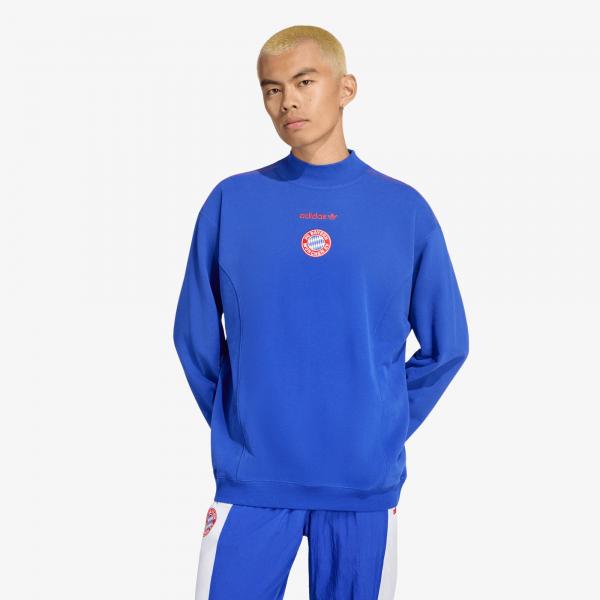 Mikina adidas FC Bayern Muenchen EQT Sweatshirt Semi Lucid Blue XXL
