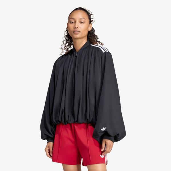 Bunda adidas Satin Pleated Track Top Black XS