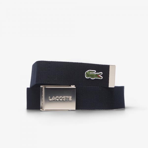 Pásek Lacoste L.12.12 Concept Made In France Belt Navy Blue 100
