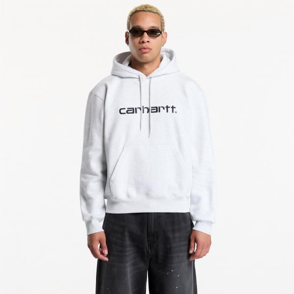 Mikina Carhartt WIP Hooded Carhartt Sweat UNISEX Ash Heather/ Graphite M