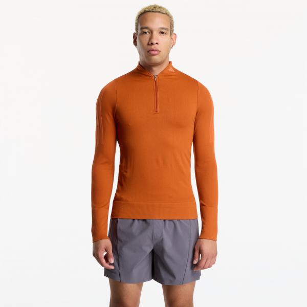 Tričko adidas x entire studios Uniform Flatknit Long sleeve Fox Red XS