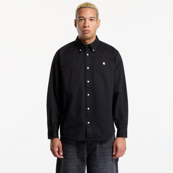 Košile Carhartt WIP L/S OG Madison Shirt UNISEX Black M