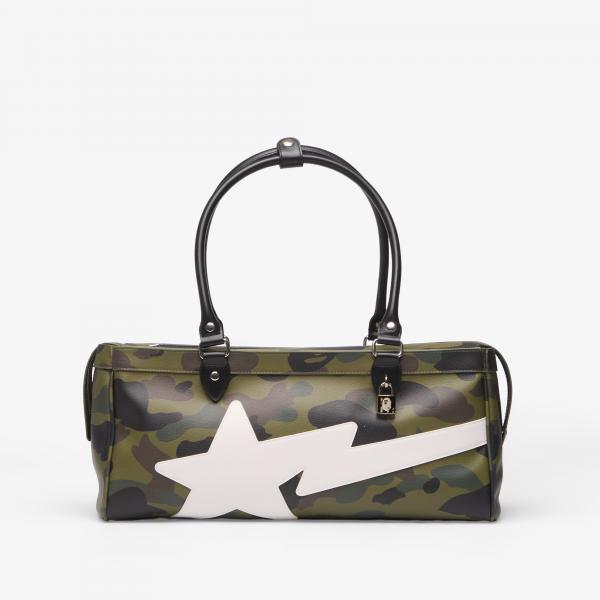 Taška A Bathing Ape 1St Camo Bowling Bag Green Universal