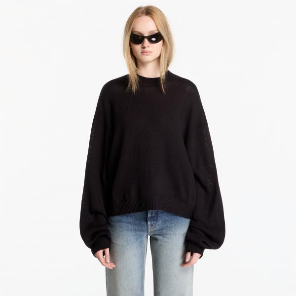 Svetr Heliot Emil Uniform Knit UNISEX Black L