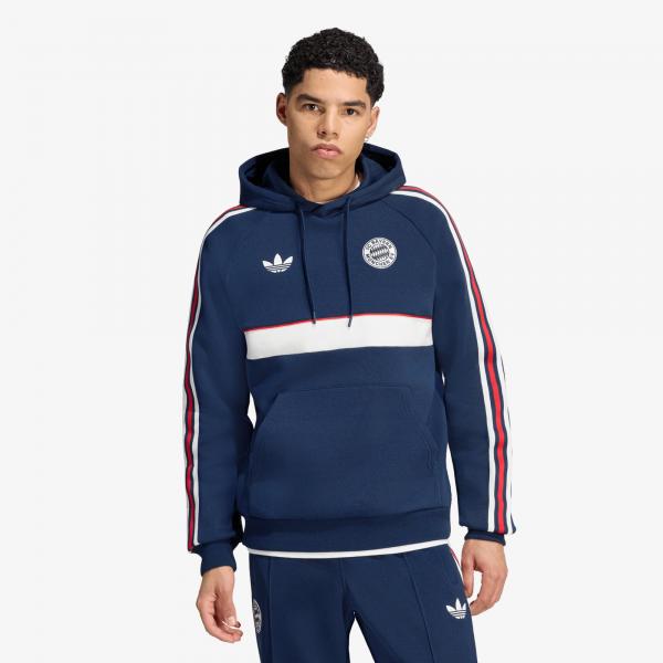 Mikina adidas FC Bayern Muenchen OG Hoodie Night Indigo/ Core White XL