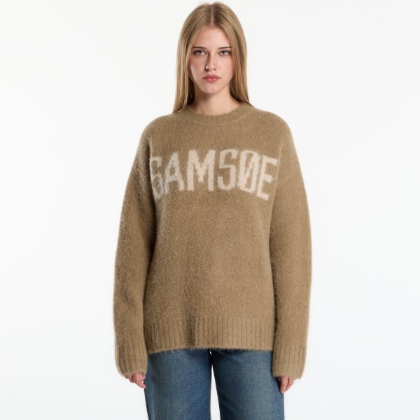 Svetr Samsøe Samsøe Sajeanne Sweater Lead Gray M