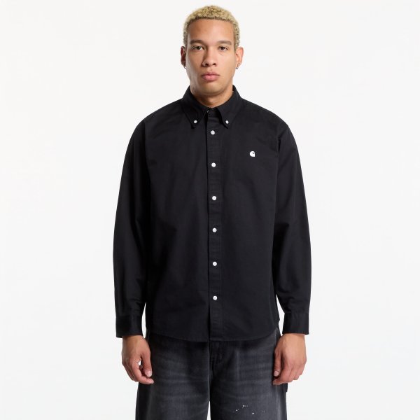 Košile Carhartt WIP L/S OG Madison Shirt UNISEX Black L