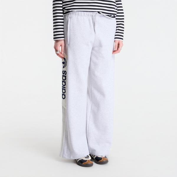 Tepláky adidas adiSignature NY Wide Leg Sweatpants Light Grey Heather L