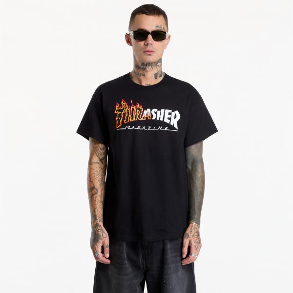 Tričko Thrasher Ignite T-shirt Black L