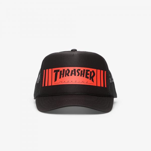 Kšiltovka Thrasher Bar Trucker Black Universal