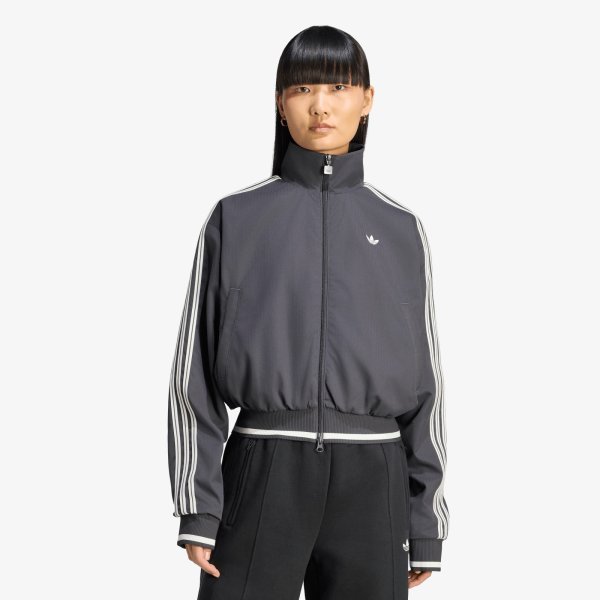 Bunda adidas Firebird Track Top Utility Black/ Cloud White XL