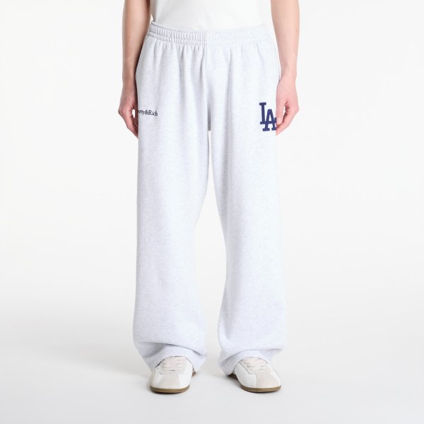 Tepláky Sporty & Rich LA Serif Wide Sweatpant UNISEX Heather Gray L