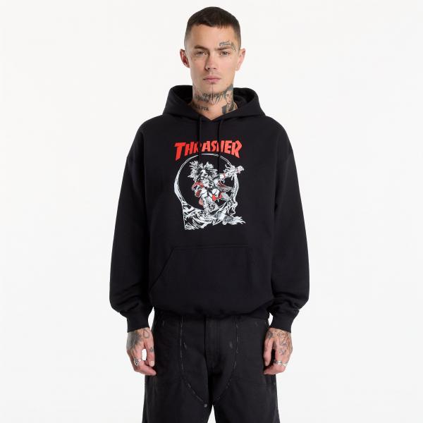 Mikina Thrasher Outlaw Hoodie Black S