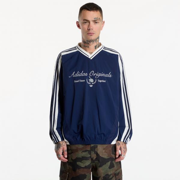Mikina adidas Light Woven Crew M Night Indigo XL