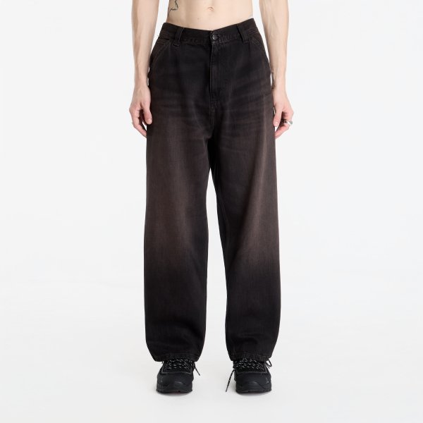 Džíny Carhartt WIP OG Single Knee Pant Black Tobacco Used Wash S