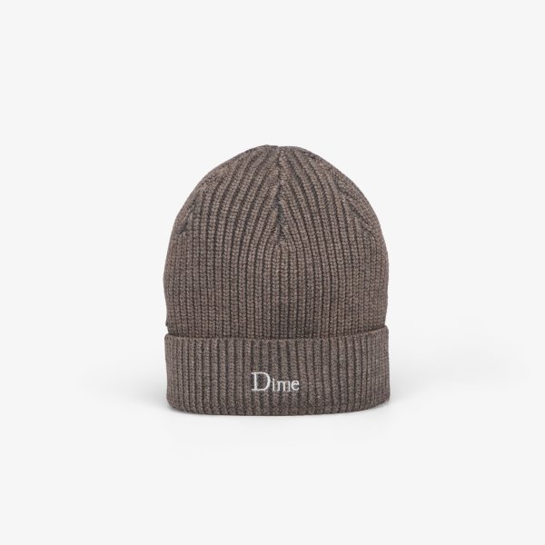 Čepice Dime Rib Fold Beanie Dark Gray Universal