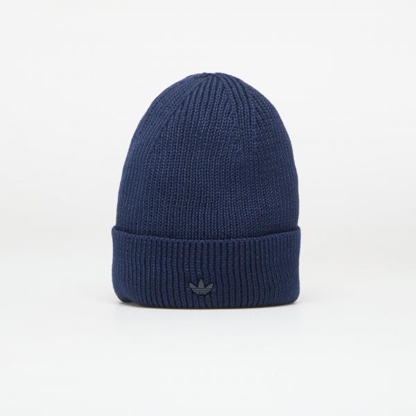 Čepice adidas Everyday Icons Beanie With Tonal Metal Trefoil Night Indigo OSFL
