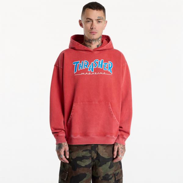 Mikina Thrasher Parra Mag Vintage Hoodie Red M