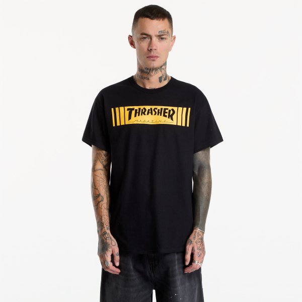 Tričko Thrasher Bar T-Shirt Black M