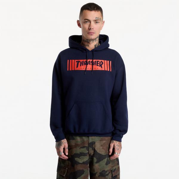 Mikina Thrasher Bar Hoodie Navy S