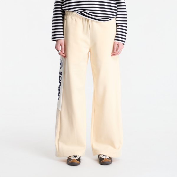 Tepláky adidas adiSignature NY Wide Leg Sweatpants Warm Vanilla S