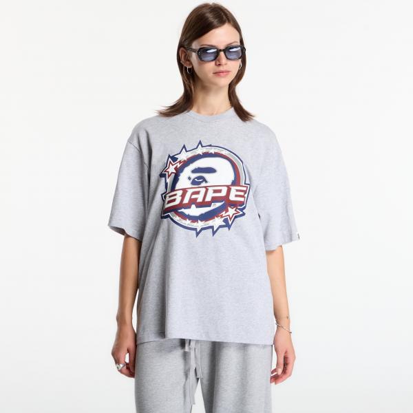 Tričko A Bathing Ape Bape Twin Sta Logo Relaxed Fit Tee UNISEX Gray M
