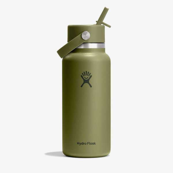 Láhev Hydro Flask 946 ml Wide Flex Straw Cap Palmer Green 946 ml
