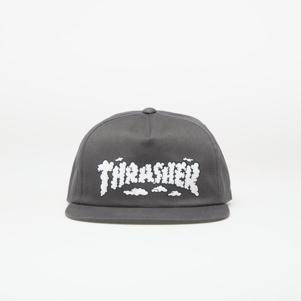 Kšiltovka Thrasher Clouds by Spanky Snapback Charcoal Universal