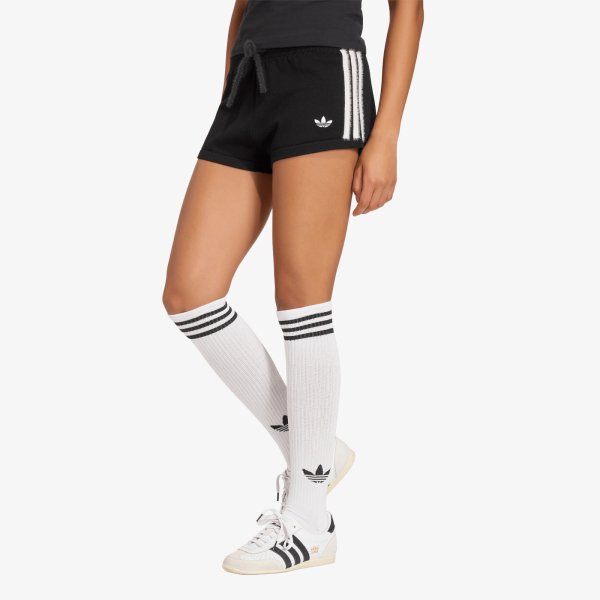 Šortky adidas Knitted Short Shorts Black/ White M