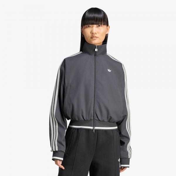 Bunda adidas Firebird Track Top Utility Black/ Cloud White M