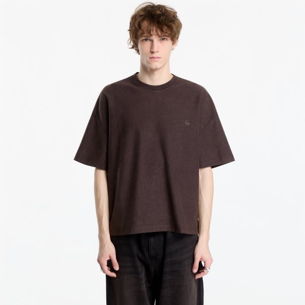 Tričko Carhartt WIP S/S Lambert T-Shirt UNISEX Tobacco Moon Wash XL